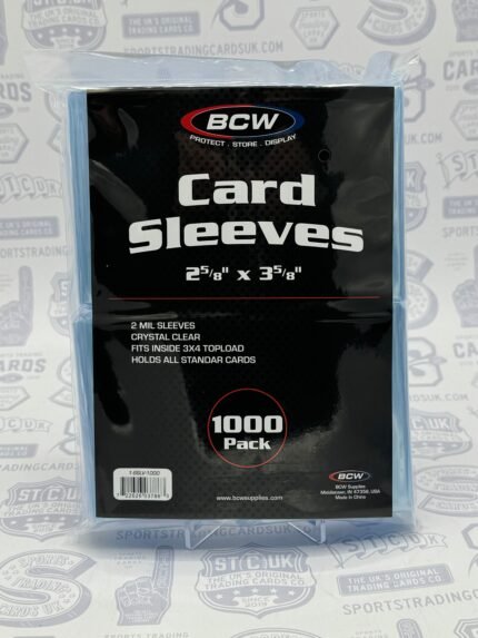 BCW Standard Card Sleeves - 1000 Pack