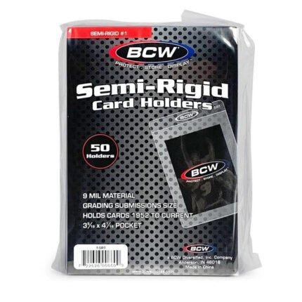 BCW Semi-Rigid Card Holder #1 (50 pack)